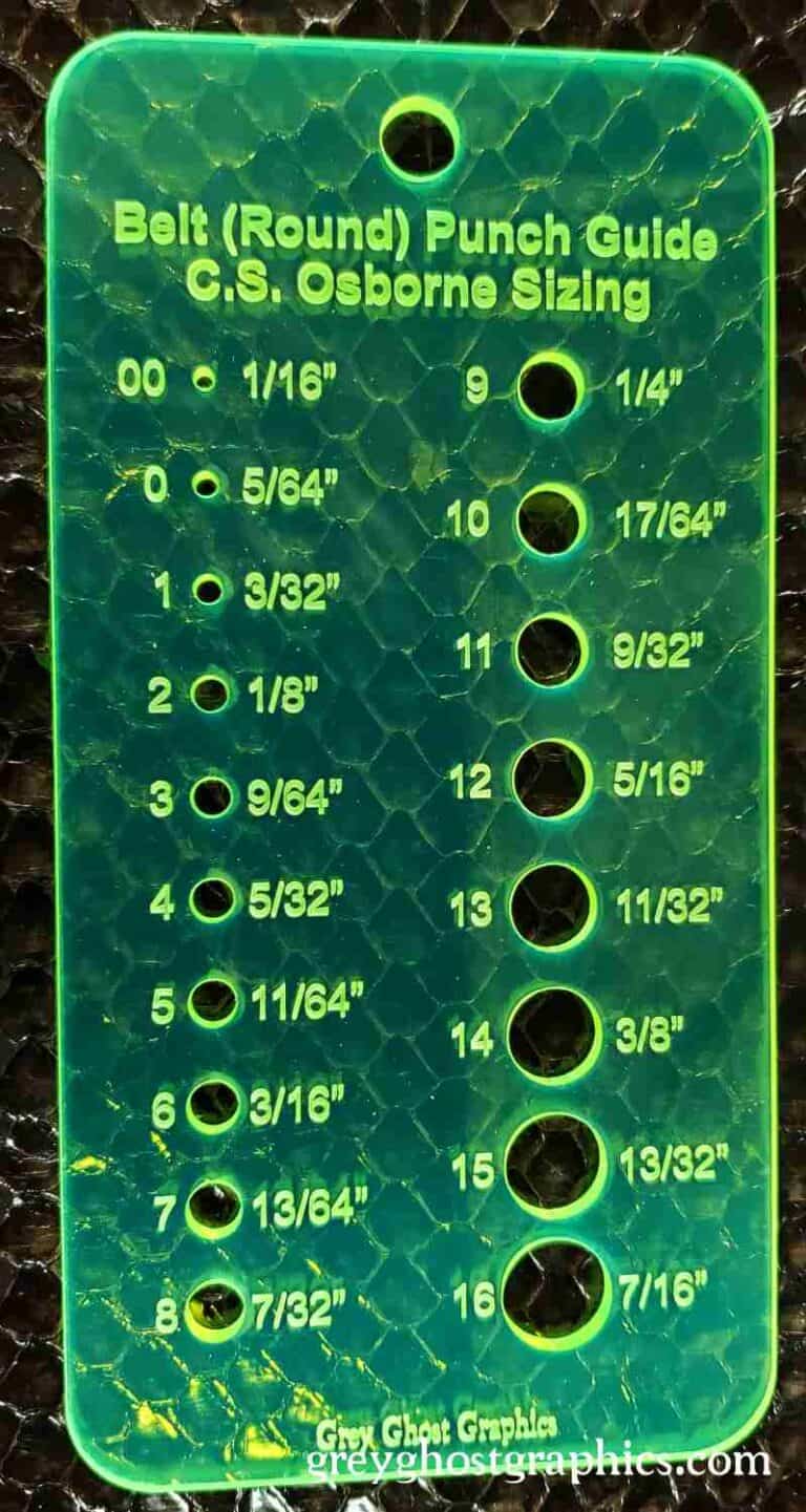 Belt Punch Guide