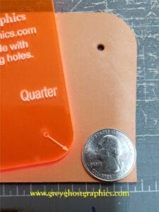 Corner Radius Template Demo Coin