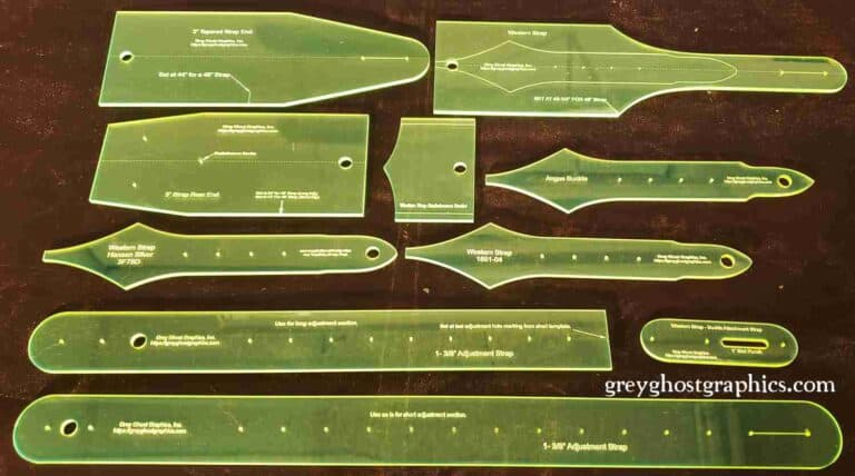 Guitar Strap Template Complete Set