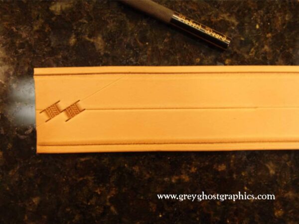 The second impression is stamped.